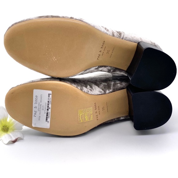 NIB Rag & Bone Drea Boot In Dove Velvet, 36/6 - Picture 13 of 16